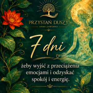 Warsztat: 7 dni aby wyjść z przeciążenia emocjami i odzyskać spokój i energię